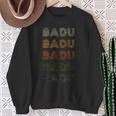 Love Heart Badu Grunge Vintage Style Black Badu Sweatshirt Gifts for Old Women