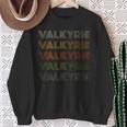 Love Heart Valkyrie GrungeVintage Style Valkyrie Sweatshirt Geschenke für alte Frauen