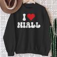 I Love Niall I Heart Niall Valentine's Day Sweatshirt Gifts for Old Women
