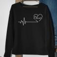 Love Oliver Personalized Name Family Heartbeat Heart Pulse Sweatshirt Gifts for Old Women