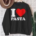 I Love Pasta Sweatshirt Geschenke für alte Frauen