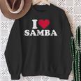 I Love Samba Sweatshirt Geschenke für alte Frauen