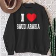 I Love Saudi Arabia Sweatshirt Geschenke für alte Frauen