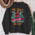Loving Memory Loss Of Dad In Heaven Remembrance Sweatshirt Gifts for Old Women