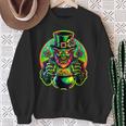 Lurking Leprechaun Lore St Patrick's Day Horror Sweatshirt Gifts for Old Women