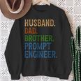 Lustiger Ehemann Papa Prompt Ingenieur Für Entwickler Sweatshirt Geschenke für alte Frauen