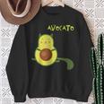 Lustiges Avocato-Katzen Sweatshirt, Wortspiel Design Geschenke für alte Frauen