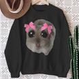 Lustiges Hamster Hamsti Dame Meme Sweatshirt Geschenke für alte Frauen