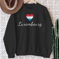 Luxembourg Luxembourg Flag Sweatshirt Geschenke für alte Frauen