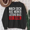 Mach Dich Aus Meiner Leitung Du Pörne Ritter Meme Sweatshirt, Witziges Meme-Sweatshirt Geschenke für alte Frauen
