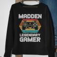 Madden Legendary Video Gamer Custom Name Personalized Gaming Sweatshirt Gifts for Old Women