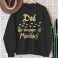 Magical Dad Manager Of Mischief Matching Family Birthday Sweatshirt Gifts for Old Women