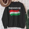 Magyarorszag Hungarian Flag Vintage Graphic Hungary Lovers Sweatshirt Gifts for Old Women