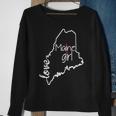 Maine State Maine Home State Good Vibes Sweatshirt Gifts for Old Women