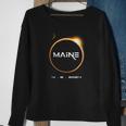 Maine Totality 4082024 Total Solar Eclipse 2024 Sweatshirt Gifts for Old Women