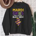 Mardi Gras Breathalyser Blow Here Adult Mardi Gras Men Sweatshirt Gifts for Old Women Mardi Gras Breathalyser Blow Here Adult Mardi Gras Men Sweatshirt Gifts for Old Women