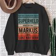 Markus First Name Lettering Boys Sweatshirt Geschenke für alte Frauen