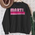 Marti Name Personalized Retro Vintage 80S 90S Birthday Sweatshirt Gifts for Old Women