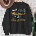 I Mastered It Masters Graduation Class Of 2024 College Grad Sweatshirt Gifts for Old Women