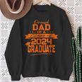 Matching Family Orange Proud Dad Class Of 2024 Graduate Sweatshirt Gifts for Old Women