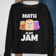 Math Is My Jam Math Lover Graphic Print Sweatshirt Gifts for Old Women