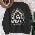 In May We Wear Blue Apraxia Awareness Month Sweatshirt Gifts for Old Women