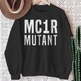 Mc1r Mutant Red Hair Ginger Redhead Sweatshirt Gifts for Old Women
