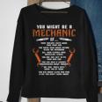 You Might Be A Mechanic If Auto Mechanics Car Repairman Sweatshirt Gifts for Old Women