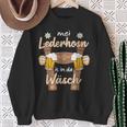 Mei Lederhosn Is In D Wäsch Oktoberfest Costume Replacement S Sweatshirt Geschenke für alte Frauen