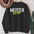 Meister Trainer Coach Football S Sweatshirt Geschenke für alte Frauen