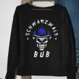 Men's Black Forest Bub Schwarzwaldbub Bollenhut Skull Black Sweatshirt Geschenke für alte Frauen