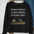 Men's Silo Driving S Farmer Lohner Mais Sweatshirt Geschenke für alte Frauen