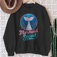 Mermaid Birthday Party Squad Of The Mermaid Sweatshirt Gifts for Old Women