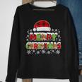 Merry Christmas Buffalo Plaid Xmas Sweatshirt Gifts for Old Women