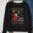 Merry Swishmas Santa Claus Christmas Basketball Lover Sweatshirt Gifts for Old Women