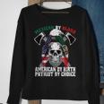 Mexican By Blood American By Birth Patriot By Choice Eagle Sweatshirt Gifts for Old Women