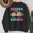 Mexican Gender Reveal Keeper Of The Gender Taco Sweatshirt Gifts for Old Women