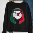 Mexico Flag Keffiyeh Soccer Ball Fan Jersey Sweatshirt Gifts for Old Women