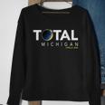 Michigan April 8 Total Solar Eclipse 2024 Sweatshirt Gifts for Old Women