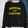 Michigan Vs Everyone Battle Sweatshirt Gifts for Old Women