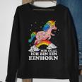 Mir Egal Ich Bin Ein Unicorn Fun Sweatshirt Geschenke für alte Frauen