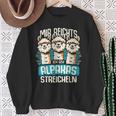 Mir Reichts Ich Geh Alpakas Stroking Lama Alpaca Hiking Sweatshirt Geschenke für alte Frauen