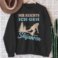 Mir Reichts Ich Geh Skiing Winter Sports Sweatshirt Geschenke für alte Frauen