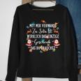 Mit Mir Verwand Zu Sein Ist Dein Weihnachten Black Sweatshirt Geschenke für alte Frauen