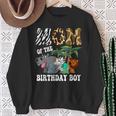 Mom Of The Birthday Boy Zoo Bday Safari Celebration Sweatshirt Gifts for Old Women