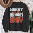 Mommy Basketball Birthday Boy Family Baller B-Day Party Sweatshirt Gifts for Old Women
