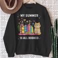 Mon Été Est Réservé Pour Les Amoureux Des Chats Et Des Livres Sweater e Cadeaux pour les femmes âgées