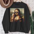 Mona Lisa Eiscreme Sweatshirt Geschenke für alte Frauen
