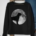 Mondlicht Labrador Silhouette Herren Sweatshirt, Hundeliebhaber Design Geschenke für alte Frauen