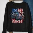 Monster Truck 4Th Of July Boys American Flag Usa Sweatshirt Gifts for Old Women